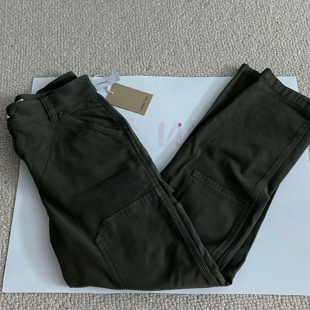 Green Aritzia Wilfred Pant